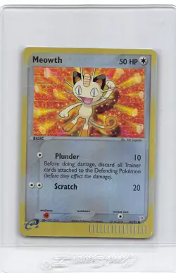 Meowth 42/95 - Reverse Holo - EX Team Magma vs Team Aqua - POKEMON CARD - NM - Image 1