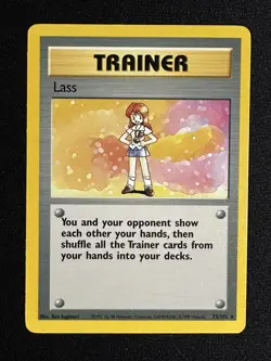 Lass 75/102 - Base Set Pokemon Card 1999 - WOTC Unlimited - Vintage Rare TCG - Image 1