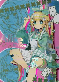 ALICE IN WONDERLAND PTR NS-2M13PTR-01 Goddess Story Anime Collectible Card - Image 1