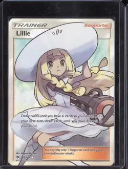 Lillie 2017 Pokemon Sun & Moon Base Set 147/149 Full Art - Image 1