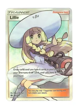 Pokemon Sun & Moon Base Set Lillie 147/149 Full Art Ultra Rare Holo NM AD91 - Image 1