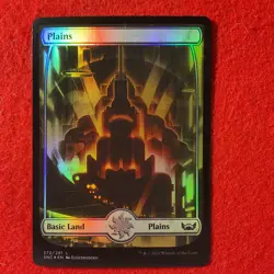 Plains - Full Art - 272 - Foil - Streets of New Capenna - Magic - MTG - Image 1