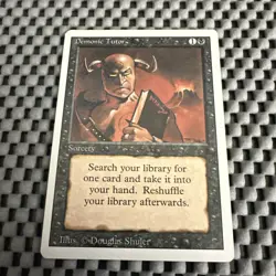 MTG Magic the Gathering Revised Edition Demonic Tutor EX Excellent condition - Image 1