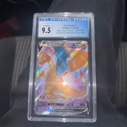 Pokemon Charizard V SWSH050 Black Star Promo Holo CGC 9.5 Sword & Shield - Image 1