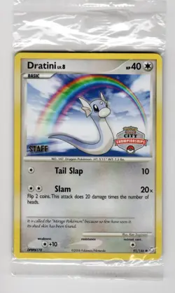 Pokemon Dratini 91/146 STAFF City Championships Pack SEALED!! - Image 1