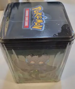 Pokemon TCG Stacking Tins Factory Sealed New 2026 3 Booster Packs, 2 Stkr sheets - Image 2