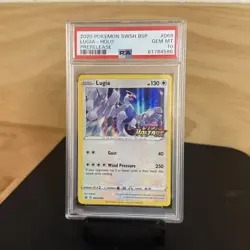 Pokemon Lugia Vivid Voltage Prerelease Holo Promo SWSH069 PSA 10 Gem Mint - Image 1