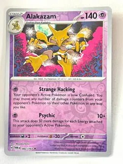 Alakazam 082/167 Reverse Holo Rare Twilight Masquerade Pokemon TCG Near Mint NM - Image 1