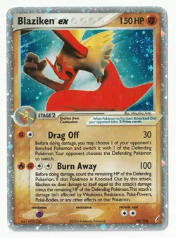 Vintage Blaziken EX Holo 90/100 - Pokemon Crystal Guardians 2006 (MP) - Image 1