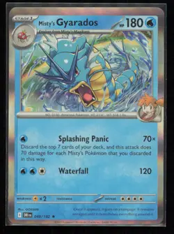 Misty's Gyarados 049/182 Pokemon Destined Rivals Rare Near Mint Holo NM - Image 1