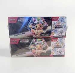 Pokemon Prismatic Evolutions Surprise Box 2-Pack Booster Bundle | SAMS CLUB - Image 1