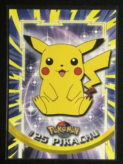 Pokemon TCG | Pikachu | Topps TV Animation | 1999 Non Holo | Lightly Played - Image 3