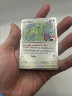 Ditto 132/165 Cosmos Holo Prize Pack Stamped Series 6 Pokemon TCG 151 Mew - Image 4