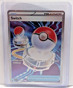 Switch 123/094 Full Art Trainer Holo ultra rare Pokemon TCG Phantasmal Flames - Image 1