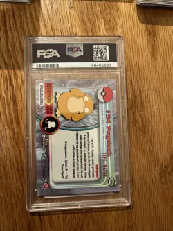 2000 Topps Chrome Pokemon T.V. #54 Psyduck Gem Mint PSA 10 - Image 2