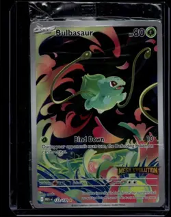 Pokemon TCG Bulbasaur 133/132 Mega Evolution Stamped Promo NM Sealed (A) - Image 1