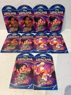 DISNEY LORCANA TCG CIEL SCINTILLANT Serie 5 LOT 10 BOOSTER NEUF de 12 cartes #4 - Image 1