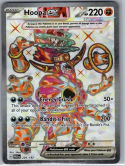 Hoopa ex 226/182 SV04: Paradox Rift - Pokemon Card - NM - Image 1