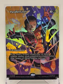Parallel Lives Borderless 0036 MTG Marvel Universe Eternal Mythic NP Foil - Image 1