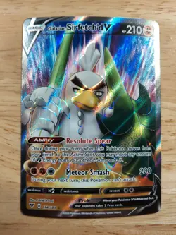 Galarian Sirfetch'd V 174/185 Vivid Voltage NM Full Art Ultra Rare Pokemon Card - Image 1