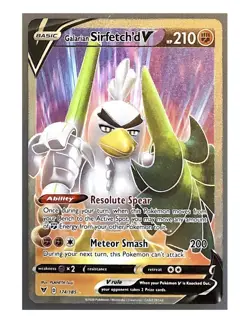 Galarian Sirfetch'd V 174/185 Vivid Voltage Ultra Rare Full Art Pokemon Card NM! - Image 1