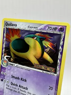 36/101 Quilava REVERSE HOLO EX Dragon Frontiers Pokemon Card NM - Image 3