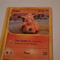 Pokemon Vulpix Expedition Base Set 136/165 Common 50HP English TCG Card - Image 2