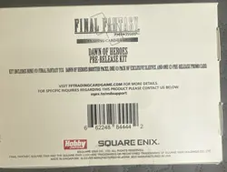 qty 1-Square Enix Final Fantasy Dawn of Heroes Trading Card Pre Release Game Kit 662248844442 - Image 2