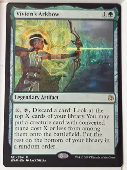 Vivien's Arkbow - War of the Spark - Magic the Gathering MTG Nice! - Image 1