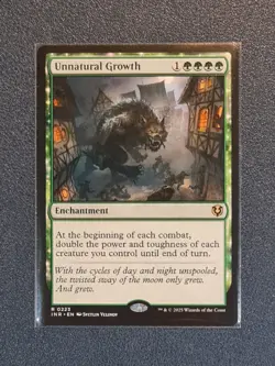 MTG Unnatural Growth - Innistrad Remastered - INR - Near Mint+ - Image 1