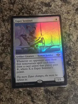 Magic The Gathering Esper Sentinel Foil Rare Modern Horizons 2 *SHIPS NOW* - Image 1