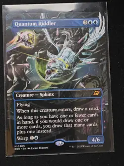 🔥 MTG - Quantum Riddler - BORDERLESS Edge of Eternities Mythic EOE #305 M/NM 🔥 - Image 1