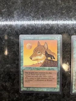 Magic the Gathering MTG Arabian Nights Wyluli Wolf - Image 2
