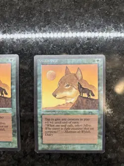 Magic the Gathering MTG Arabian Nights Wyluli Wolf - Image 3