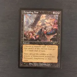 Crippling Fear - Retro Frame - Commander Party Promo - MTG English Regular - Image 1