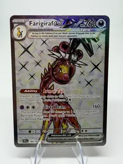 Farigiraf ex - 194/162 SV05: Temporal Forces - Pokemon Card - NM - Image 1