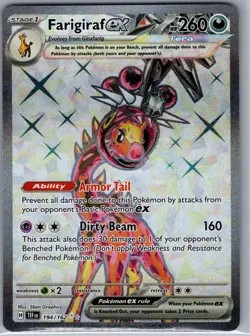 Farigiraf ex - 194/162 SV05: Temporal Forces - Pokemon Card - NM - Image 1