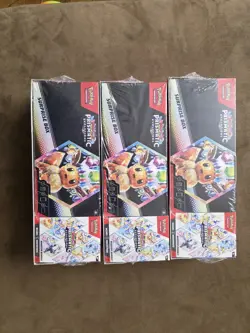 3 Pokemon Prismatic Evolutions Surprise Box And Booster Bundles Sealed - Image 1