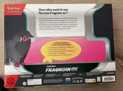 COFFRET CARTE POKEMON NEUF SCELLE FRAGROIN B EX 260 PV 4 BOOSTERS - Image 2