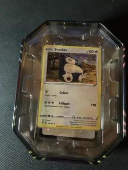 Pokemon TCG Snorlax Knockout Collectors Tin With Promo Card *No packs* - Image 3