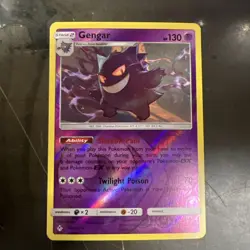 Pokemon Gengar TCG Reverse Holo Rare Card 70/214 Sm-Unbroken Bonds - Image 1