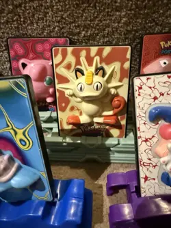 14 Complete Pokemon Power Cards Burger King 1999 Meowth Scyther Squirtle Porygon - Image 4