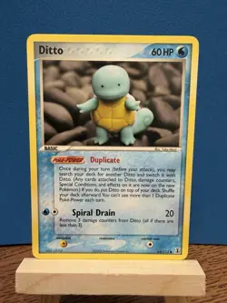 Pokemon TCG Ditto (Squirtle) 64/113 Delta Species Common NM - Image 1
