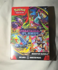 Pokemon TCG Mega Evolution Phantasmal Flames Booster Bundle (6 packs) - Image 1