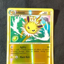 Pokemon Jolteon 45/95 Call of Legends Reverse Holo LP - Agility - Image 1