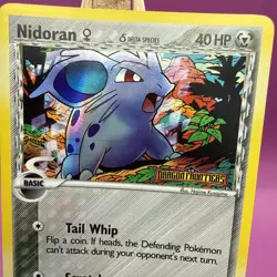 Pokemon Card - Nidoran F Dragon Frontiers 56/101 Common Reverse Holo Stamped - Image 2