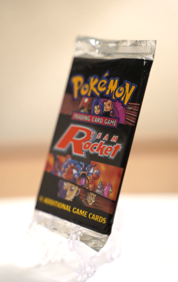 Pokemon Team Rocket Unlimited Booster Pack Factory Sealed WOTC 2000 Vintage TCG - Image 3