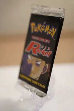 Pokemon Team Rocket Unlimited Booster Pack Factory Sealed WOTC 2000 Vintage TCG - Image 3