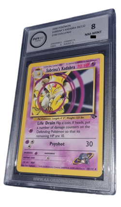 Pokemon - Sabrinas Kadabra - AA 8 - 2000 Gym Challenge - ENG - No PSA - Image 1