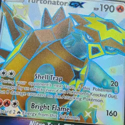 Pokemon Turtonator GX SV52/SV94 Full Art Rare NM-M - Sun & Moon Hidden Fates - Image 2